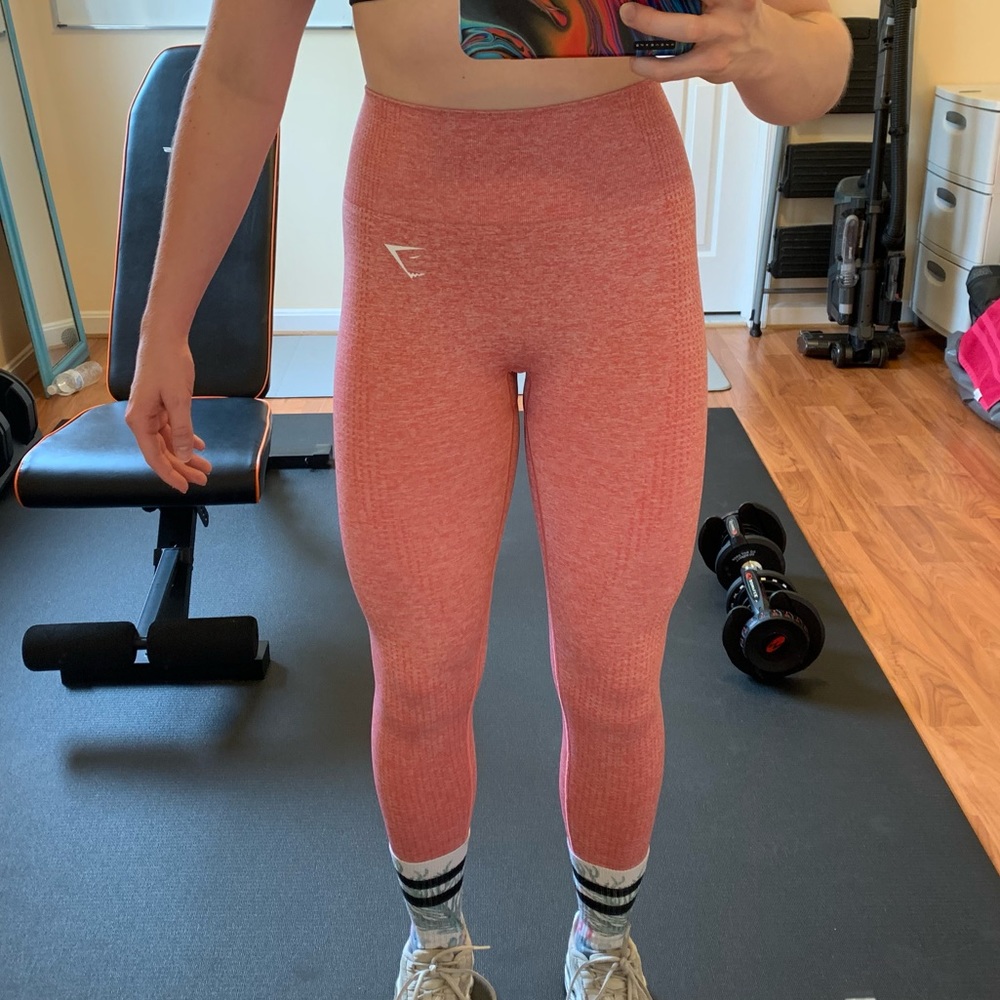 Pink Vital Seamless Gymshark Leggings
